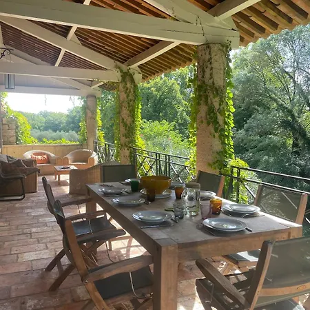 Chateau Les Boissieres Aux Portes D'uzes 26 Couchages Piscine Sauna En Bord De Riviere Cadre Exceptionnel Βίλα *