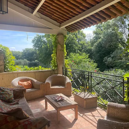Βίλα Chateau Les Boissieres Aux Portes D'uzes 26 Couchages Piscine Sauna En Bord De Riviere Cadre Exceptionnel