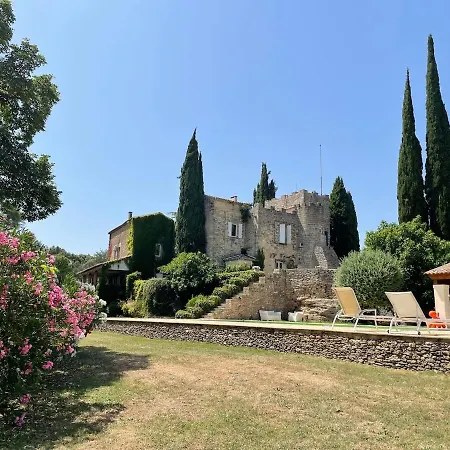 Chateau Les Boissieres Aux Portes D'uzes 26 Couchages Piscine Sauna En Bord De Riviere Cadre Exceptionnel *