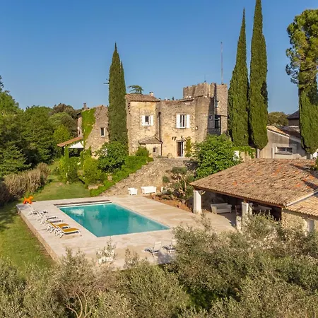 Chateau Les Boissieres Aux Portes D'uzes 26 Couchages Piscine Sauna En Bord De Riviere Cadre Exceptionnel Sanilhac-et-Sagries