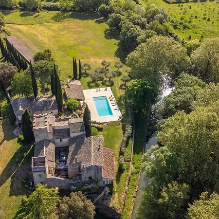 Chateau Les Boissieres Aux Portes D'uzes 26 Couchages Piscine Sauna En Bord De Riviere Cadre Exceptionnel * Sanilhac-et-Sagries